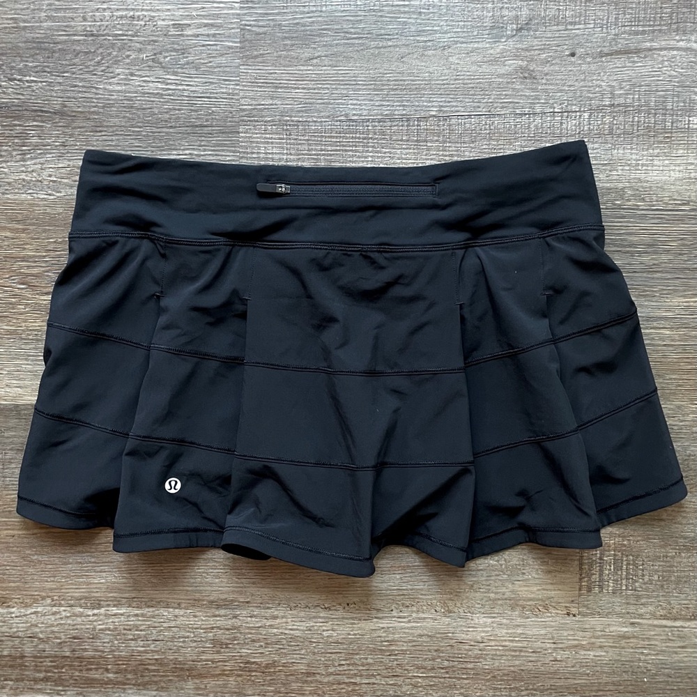 Lululemon Pace Rival Skirt II Regular 13” Length in Black